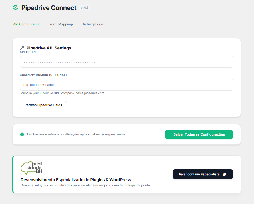 Pipedrive connect
